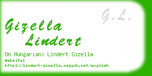 gizella lindert business card